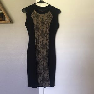 Zara lace tight black dress size M